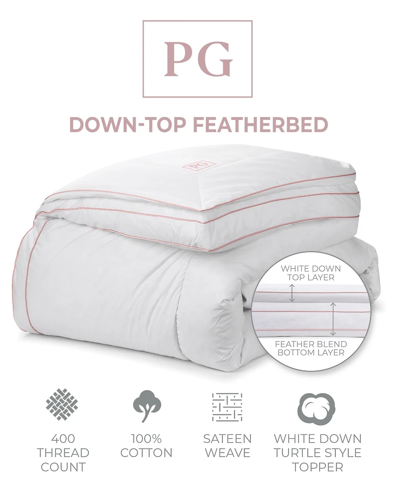 Pillow Gal Down-Top Featherbed Mattress Topper, California King