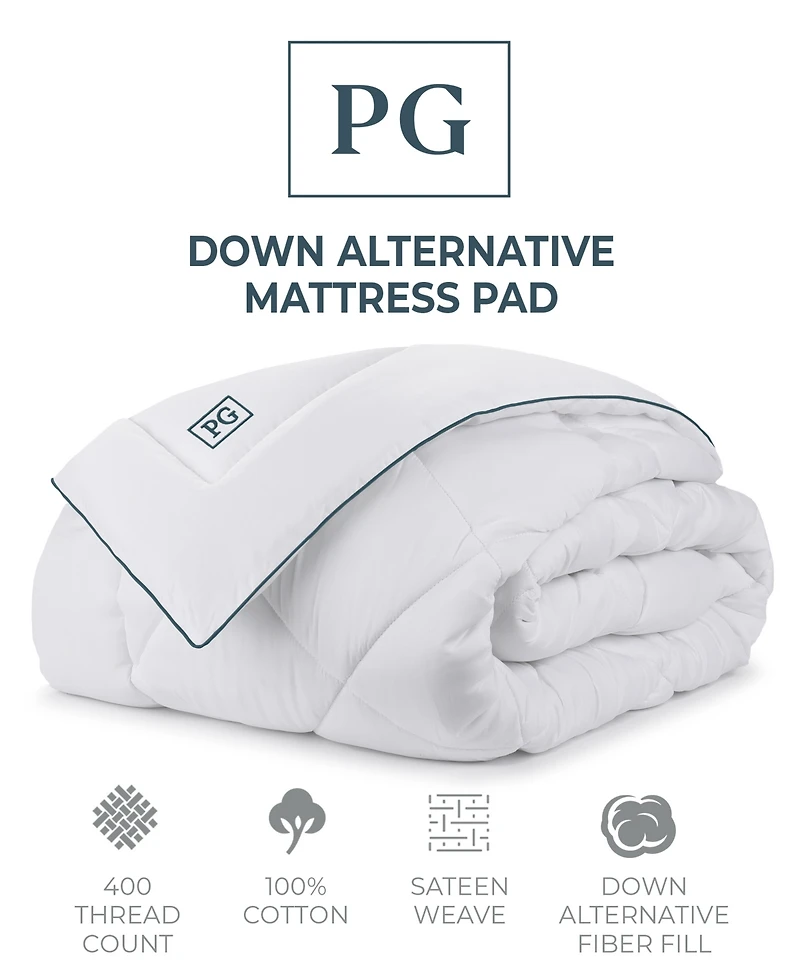 Pillow Guy Gel Fiber Down-Alternative Mattress Topper, California King