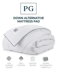 Pillow Guy Gel Fiber Down-Alternative Mattress Topper, California King