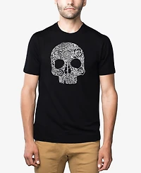 La Pop Art Men's Short Sleeves Premium Blend Word T-shirt