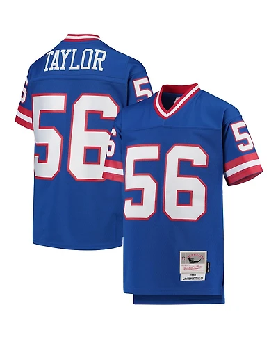 Big Boys and Girls Mitchell & Ness Lawrence Taylor Royal New York Giants 1986 Legacy Retired Player Jersey