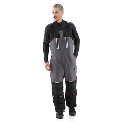 RefrigiWear Men's Men s PolarForce Insulated Bib Overalls