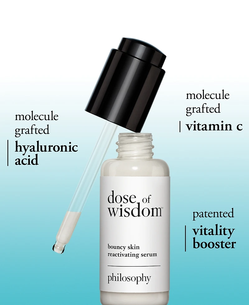 philosophy Dose Of Wisdom Bouncy Skin Reactivating Serum, 1 oz.
