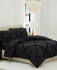 Juicy Couture Diamond Ruffle Piece Reversible Comforter Set