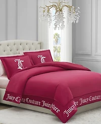 Juicy Couture Reversible Velvet Comforter Set
