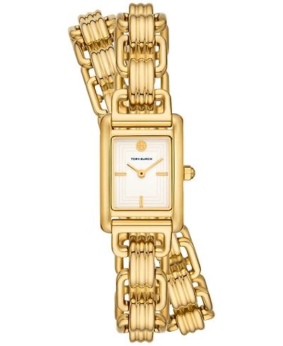 Tory Burch Women's The Eleanor 3-in-1 Gold-Tone Stainless Steel Bracelet Watch 19mm