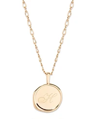 brook & york 14K Gold-Plated Sadie Personalized Initial Pendant