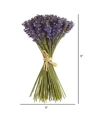 Nearly Natural 19" Lavender Artificial Flower Bundle with 144 Individual Flowers