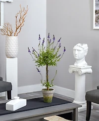 Nearly Natural 34" Lavender Topiary Artificial Tree