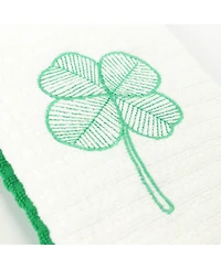 Sloppy Chef Set of 2 Kitchen Towels, "Luck" Designs to Choose From, One Embroidered Towel with Design and Matching Solid Color Towel, 16 x 26 in.,