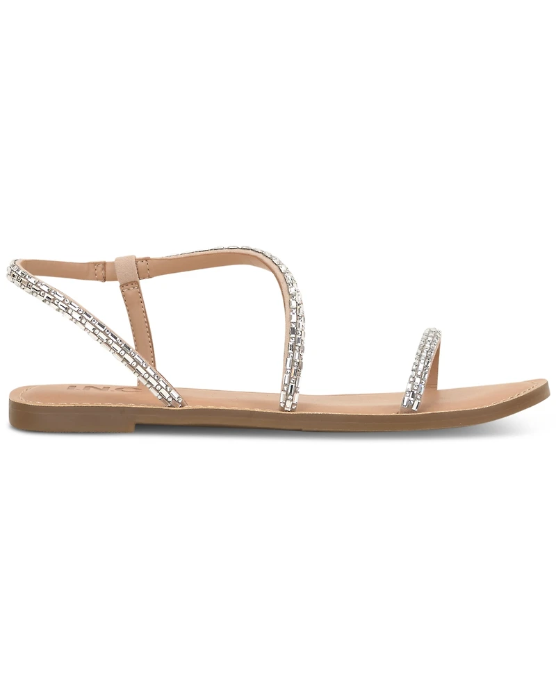 I.n.c. International Concepts Women's Mahlah Embellished Asymmetrical Sandals, Created for Macy's