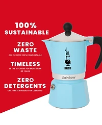 Bialetti Rainbow 139 Ml 3 Cups Coffeemaker