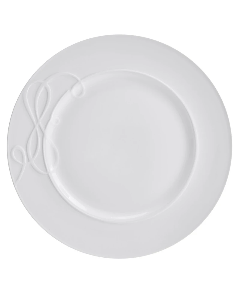 Mikasa Embossed Love Story Bone China 18 Piece Dinnerware Set, Service for 6