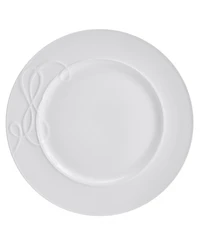 Mikasa Embossed Love Story Bone China 18 Piece Dinnerware Set, Service for 6