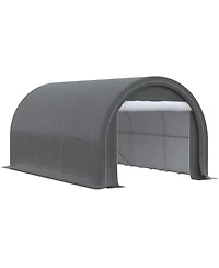 Outsunny 10' x 16' Carport Storage Tent Anti-uv Pe Portable Garage,