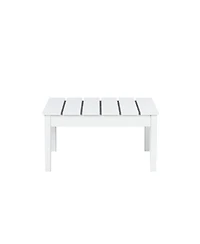 WestinTrends Outdoor Patio Modern Adirondack Coffee Table