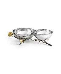 Michael Aram Butterfly Ginkgo Double Bowl