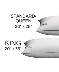 Pillow Guy 100% Cotton Sateen 2-Pack Pillow Protectors, King