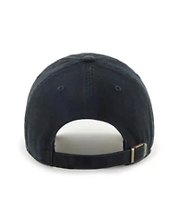 Men's '47 Brand Black Tampa Bay Lightning Clean Up Adjustable Hat