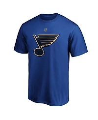 Men's Fanatics Torey Krug Blue St. Louis Blues Authentic Stack Name and Number T-shirt
