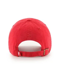 Men's '47 Brand Red Philadelphia Phillies Team Pride Clean Up Adjustable Hat