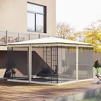 Outsunny 12' x 12' Replacement Netting for Patio Gazebo,