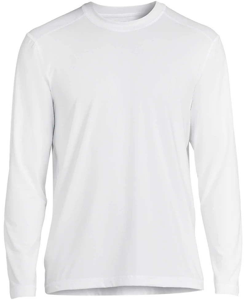 Lands' End Big & Tall SunShade Upf 50 Long Sleeve Swim Tee Cooling Rash Guard
