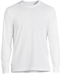Lands' End Big & Tall SunShade Upf 50 Long Sleeve Swim Tee Cooling Rash Guard