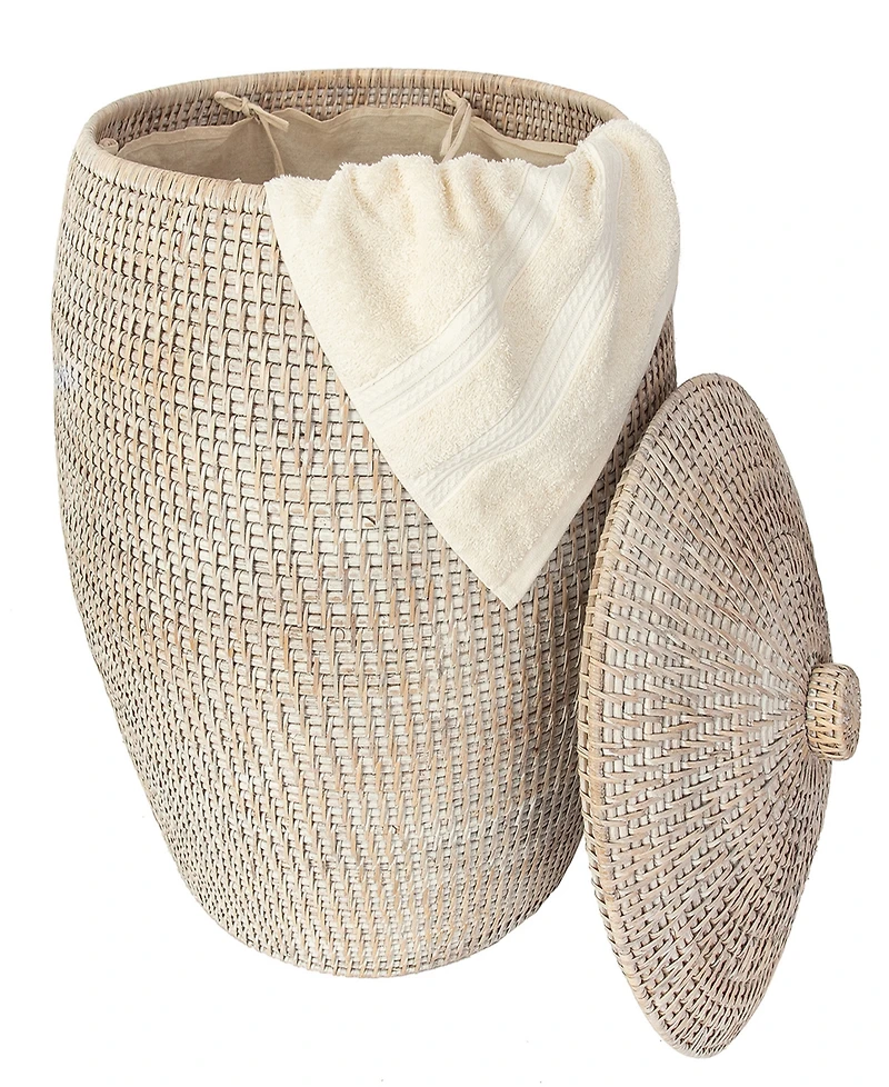 Saboga Home Beehive Laundry Hamper with Liner