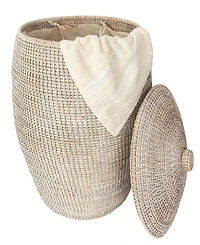 Saboga Home Beehive Laundry Hamper with Liner