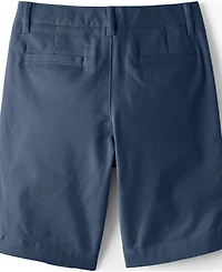 Lands' End Little Girls School Uniform Stretch Chino Bermuda Shorts