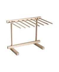 Fante's Collapsible Pasta Drying Rack, Made in Italy, Wood, 13.36" x 11.5", The Italian Market Original since 1906