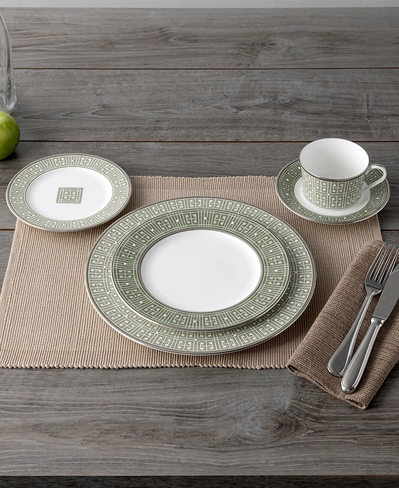Noritake Infinity Green Platinum 5 Piece Place Setting