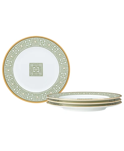 Noritake Infinity 4 Piece Bread Butter/Appetizer Plate Set, Service for 4