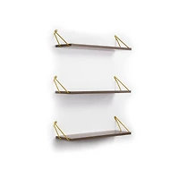 Streamdale Altai Floating Metal Shelves, Triple