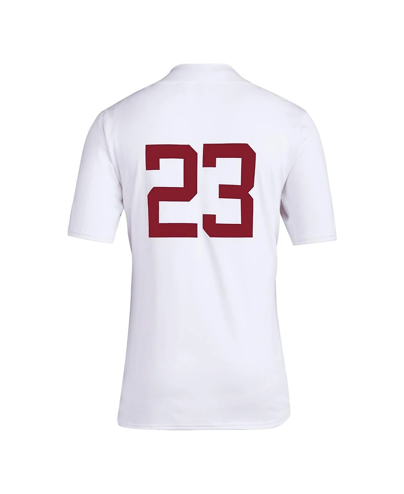 Men's adidas #23 White Nc State Wolfpack Team Baseball Jersey