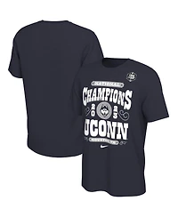 Men's Nike Navy UConn Huskies 2023 Ncaa Basketball National Champions Celebration T-shirt