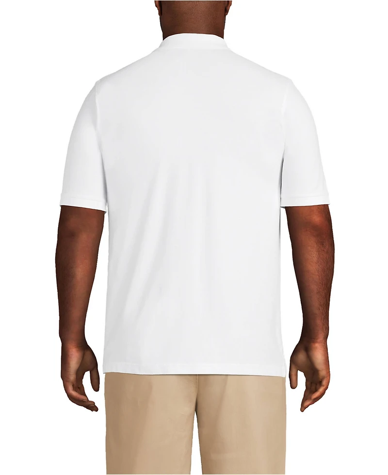 Lands' End Big & Tall Short Sleeve Comfort-First Mesh Pique Polo Shirt