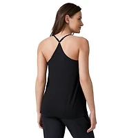 Free Country Women's Microtech Chill B Cool V-Neck Cami Top with Built-In Bra