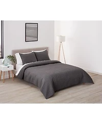 Closeout Lacoste Home Herringbone Stitch Quilt Sets