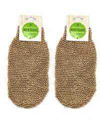 Pursonic Sisal Hemp Bath Glove 2 Pack