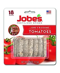Jobes 6-18-6 Time Release Fertilizer Spikes for All Tomato Plants, 18 Spikes