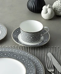 Noritake Infinity Graphite 5 Piece Place Setting