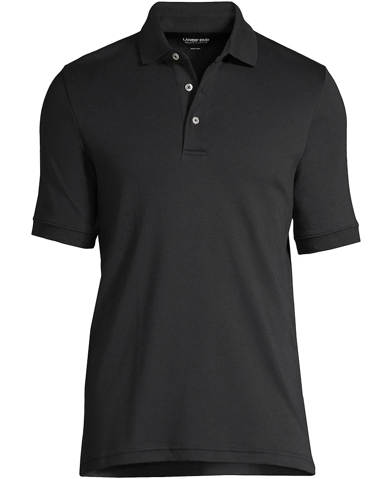 Lands' End Big & Tall Short Sleeve Cotton Supima Polo Shirt