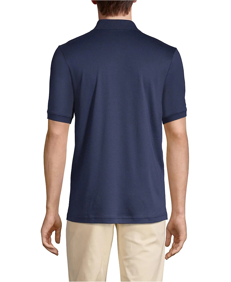Lands' End Big & Tall Short Sleeve Cotton Supima Polo Shirt