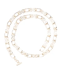 Sam Edelman Women's Double-e Logo Chain Dress Belt