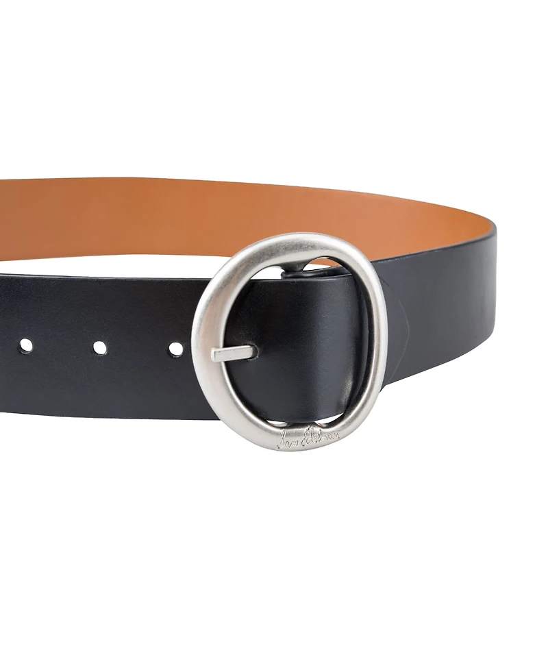 Sam Edelman Women's Two-in-One Reversible Center Bar Buckle Belt