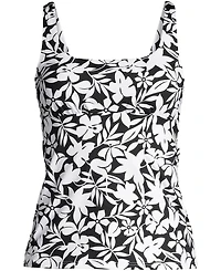 Lands' End Women's Square Neck Underwire Tankini Swimsuit Top