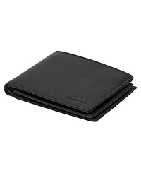 Mancini Men's Buffalo Rfid Secure Center Wing Billfold Wallet