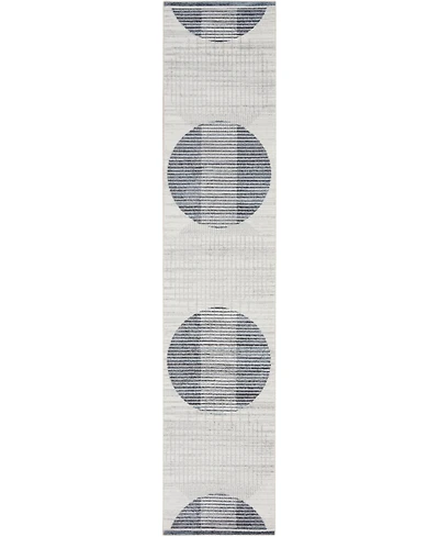 Nourison Home Astra Machine Washable ASW03 2'2" x 12' Runner Area Rug